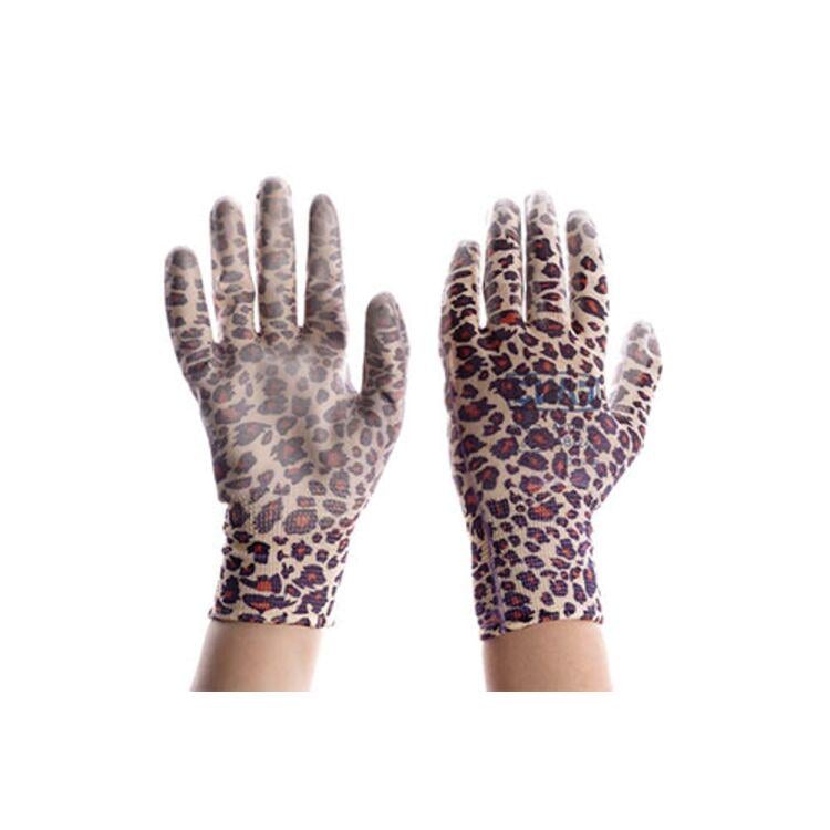 Рукавички Сила Леопард з поліуретановим покриттям р. 8 Блакитний (481245)