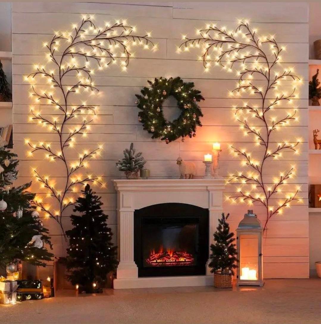 Гирлянда LED Ветка USB пульт 8 режимов 2,3 м Теплый белый - фото 2 Гирлянда LED Ветка USB пульт 8 режимов 2,3 м Теплый белый - фото 2