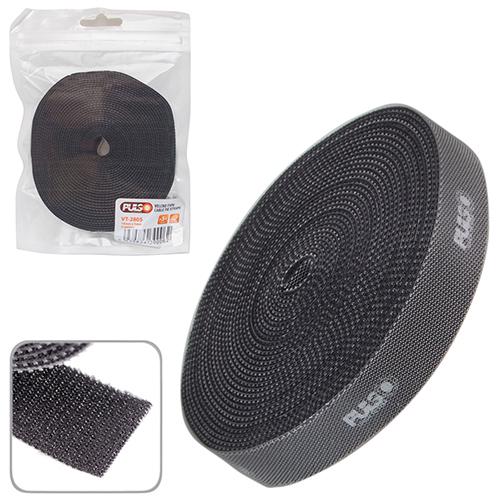 Лента-липучка для фиксации проводов Pulso 15x1 мм 5 м (VT-2805)