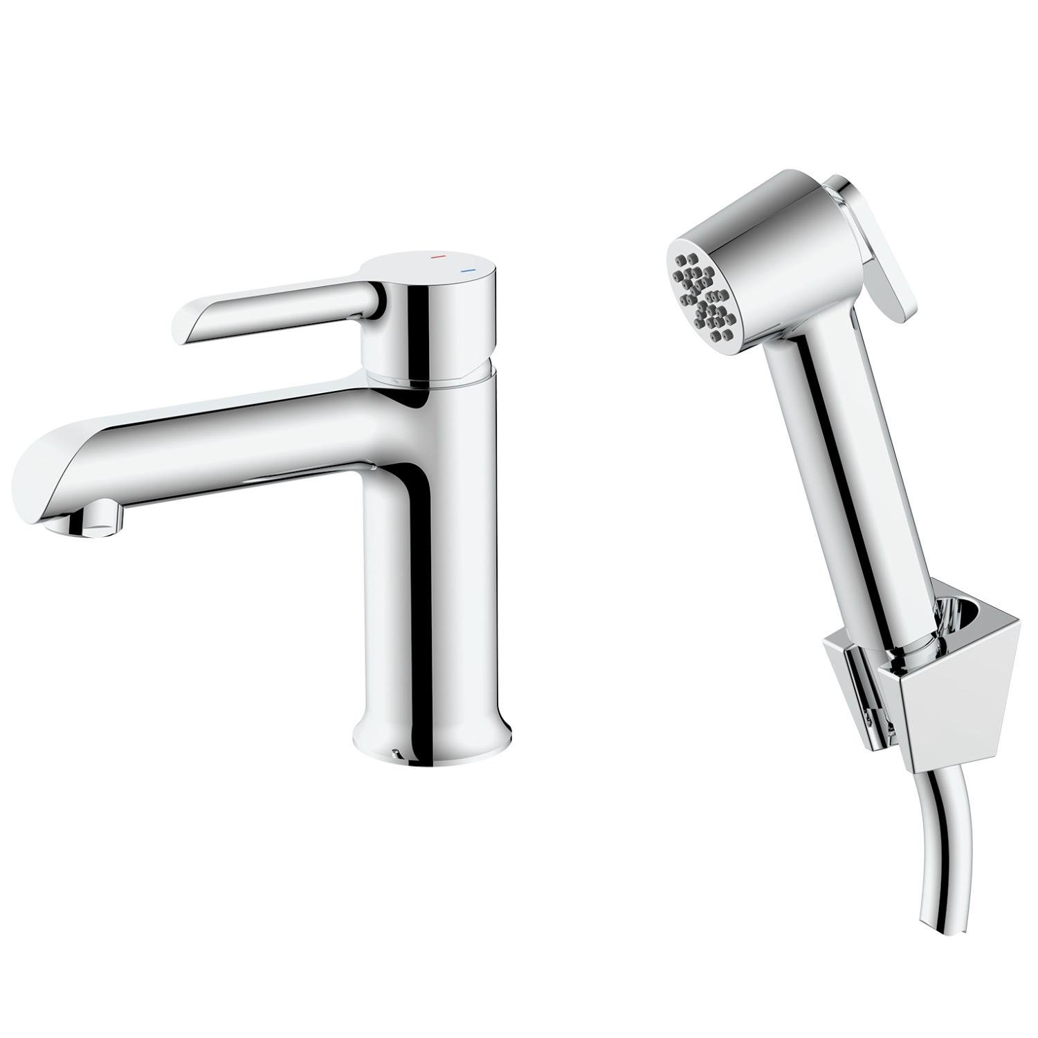 Змішувач для гігієнічного душу Q-tap Grand QTGRA272CRM45670 на умивальник Хром (233710)