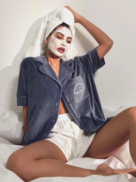 Рубашка Missguided р. 38 Синий (CL113323)