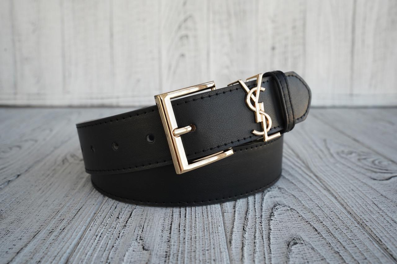Ремінь жіночий YSL Gold (687281434)
