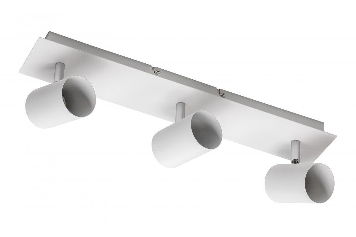 Спот GTV VENETO GU10 max 20W IP20 круглый тройной Белый (00000023834)