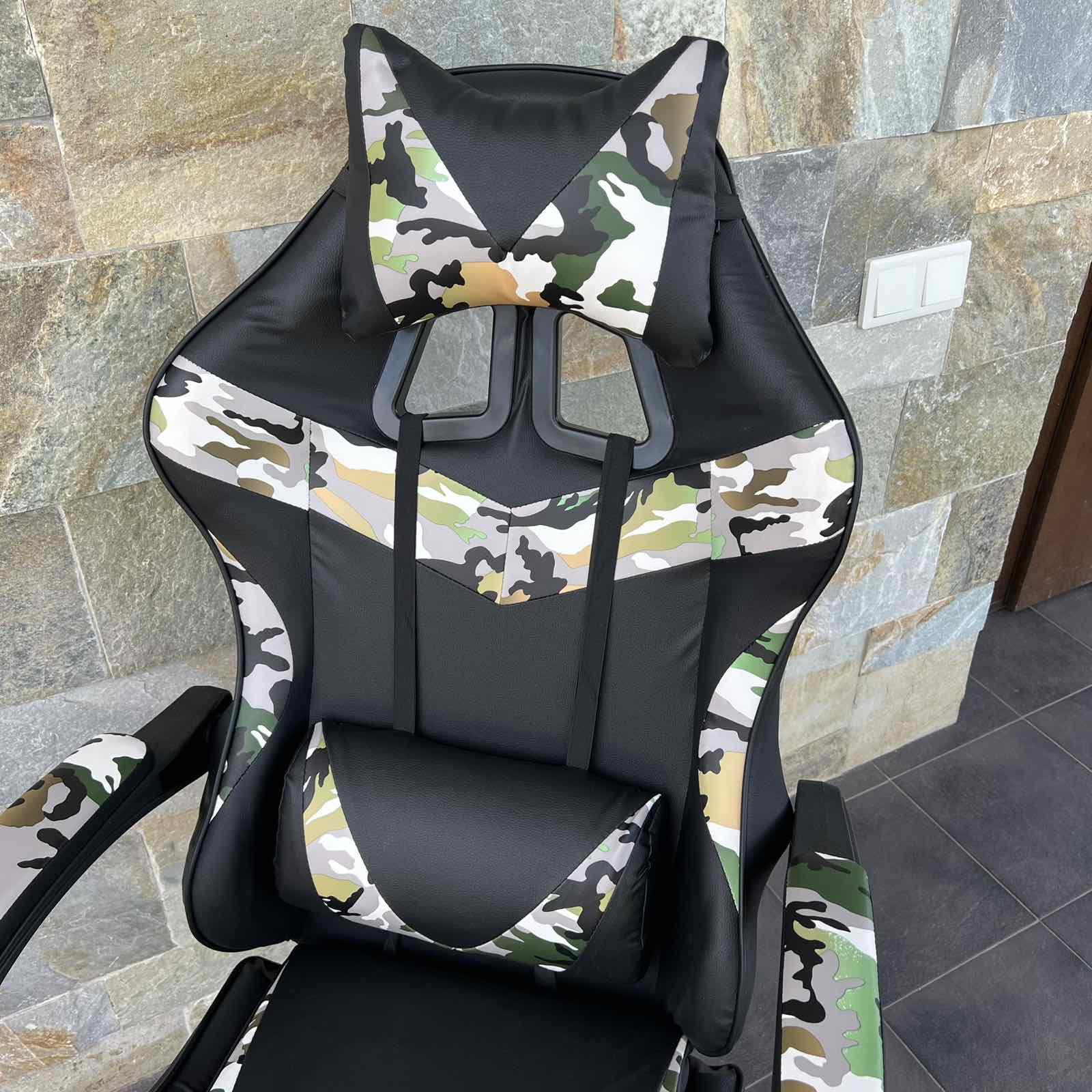 Кресло геймерское Prestige 730 moro Черно-зеленый камуфляж - фото 7 Кресло геймерское Prestige 730 moro Черно-зеленый камуфляж - фото 7
