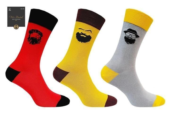 Носки универсальные демисезонные Super Socks 014.S206 Brutal р. 41-44 Ассорти