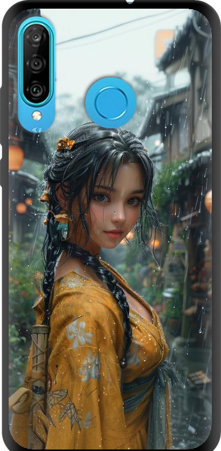 Чехол на Huawei P30 Lite Anime-girl (6133b-1651-42517)