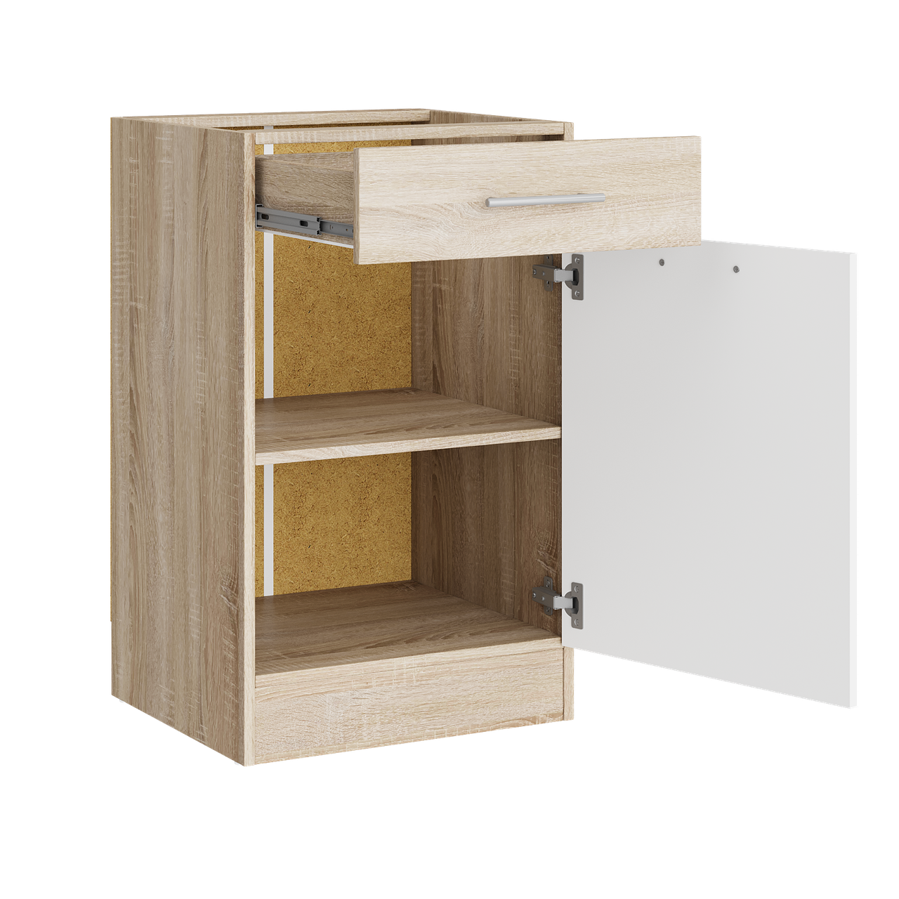 Кухонный модуль Эверест Эко Нова 50 Низ Ящик 500х456х820 мм Сонома/Белый/Сонома (ЕКО-557)