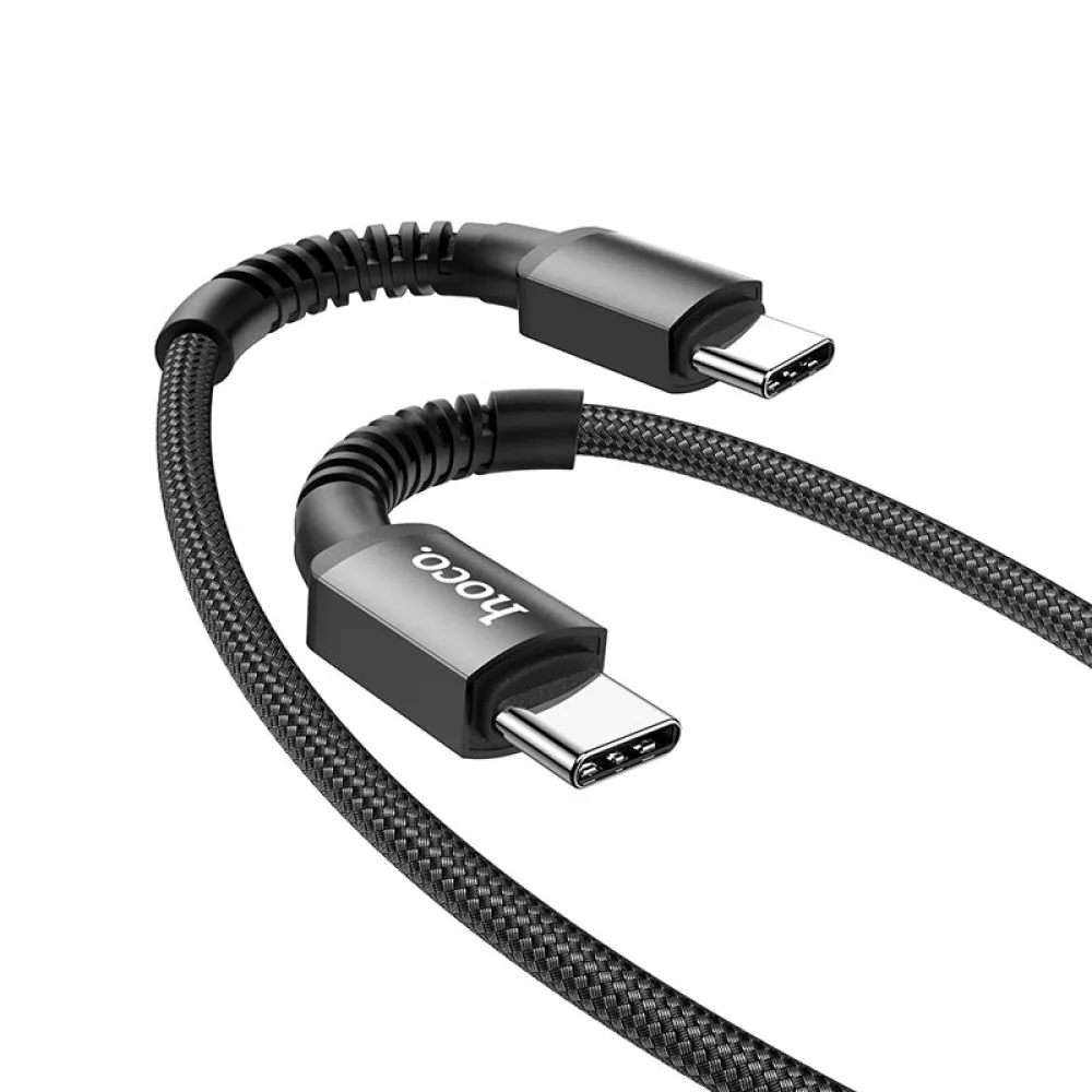 Кабель HOCO Type-C to Type-C PD Charging Data Cable X71 3 A 60 W 1 м Black (546153) Кабель HOCO Type-C to Type-C PD Charging Data Cable X71 3 A 60 W 1 м Black (546153)