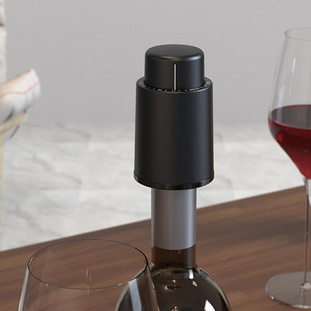 Корок для вина вакуумний багаторазовий зі шкалою дат (Е051393) - фото 4