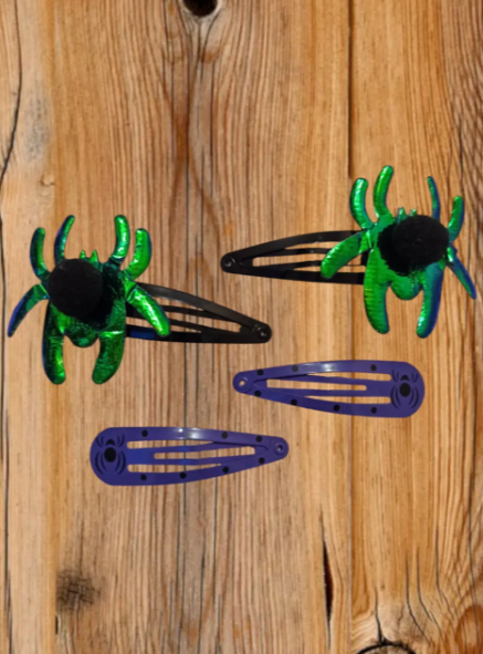 Заколки на Хелловін Павуки One size Різнокольоровий (703147) - фото 4 Заколки на Хелловін Павуки One size Різнокольоровий (703147) - фото 4