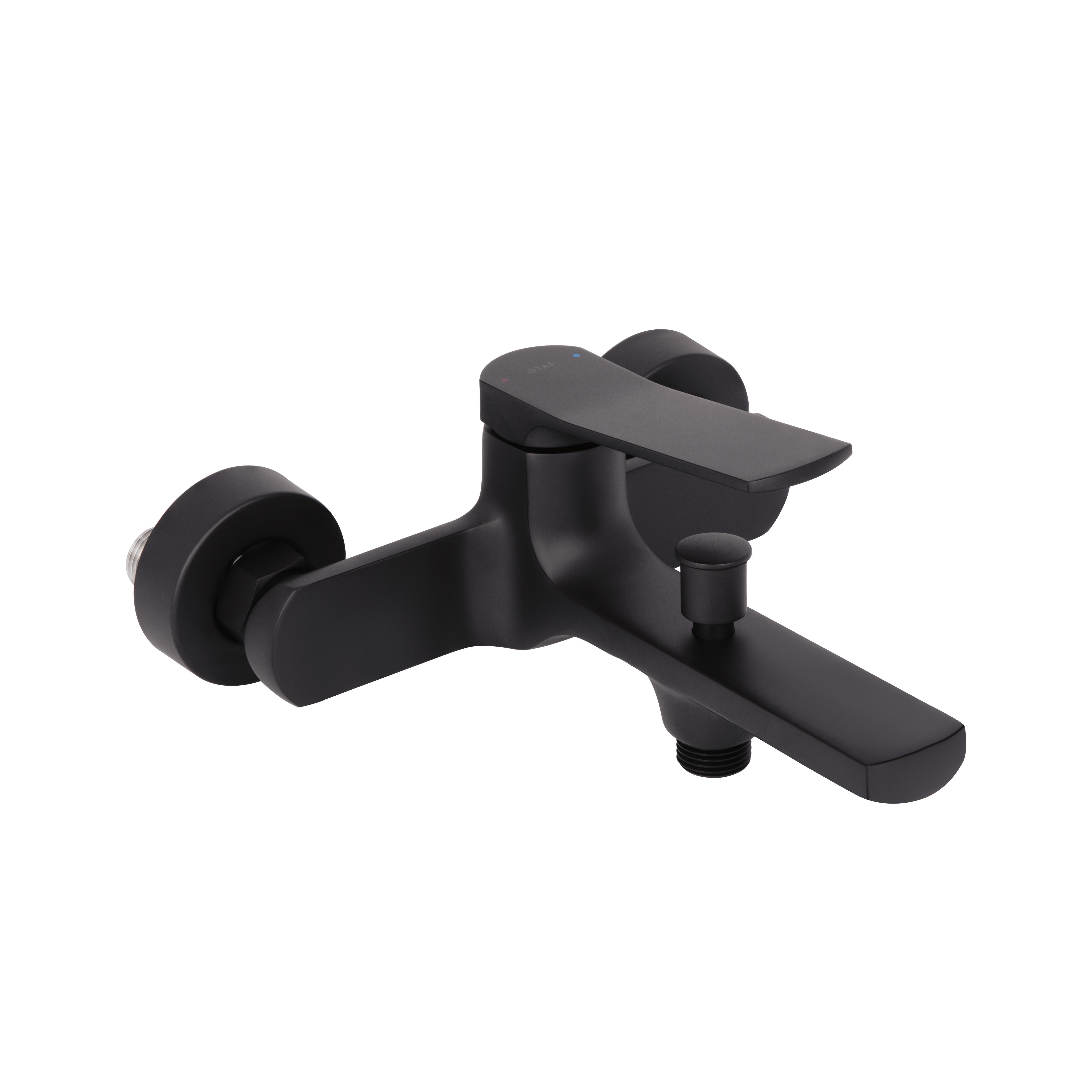 Смеситель для ванны Qtap Slavonice QTSLA259BLM45918 Black Matt (SD00052042)