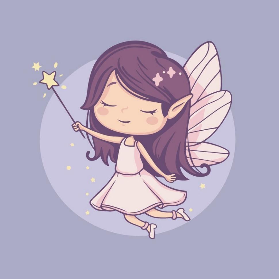 Картина по номерам ART CRAFT Фея Элли и волшебная палочка 30x30 см (15650-AC)