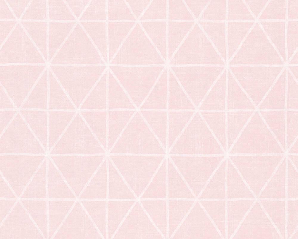 Обои виноловые на флизелиновой основе A.S. Creation Scandinavian 34137-2 Розовый