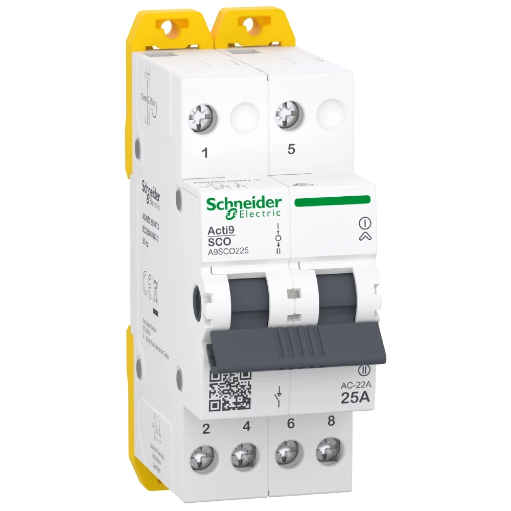 Перемикач 3-х позиційний Schneider Electric iSSW Acti9 2P 25 A (2983448178)