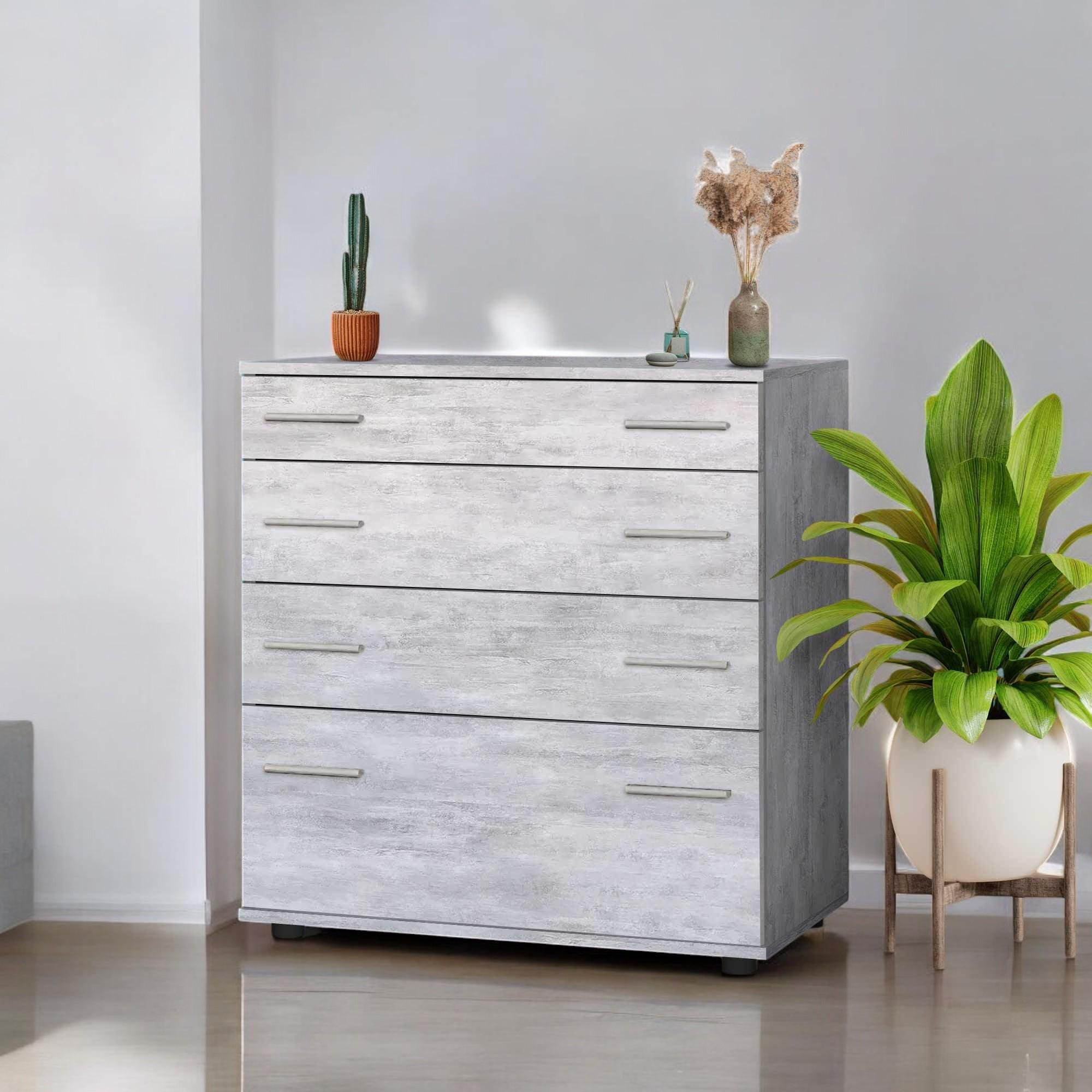 Комод із висувними шухлядою та дверцятами Бетон (О-2а) - фото 1 Комод із висувними шухлядою та дверцятами Бетон (О-2а) - фото 1