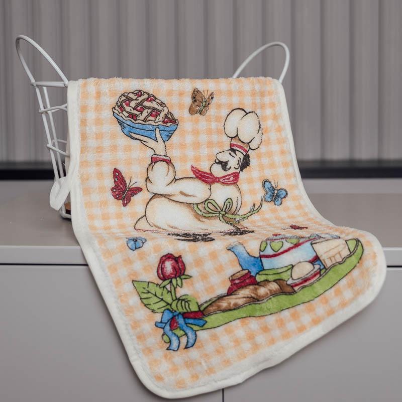 Полотенцесушитель Цветной повар 25х50 см Желтый (88264)