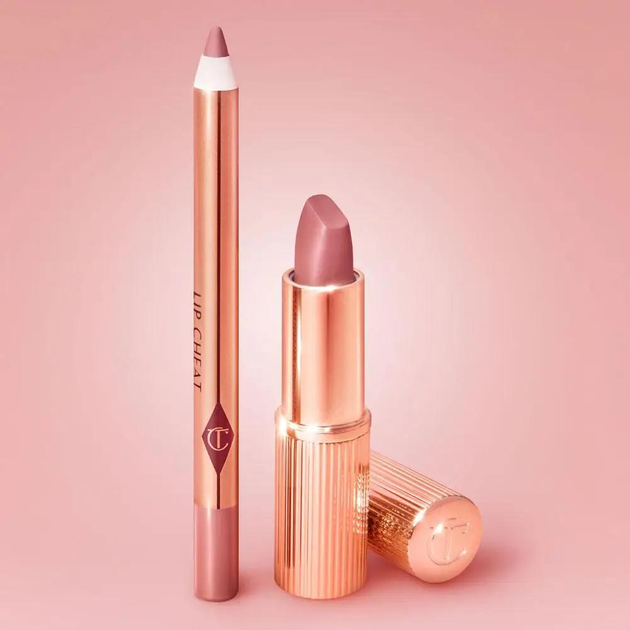 Набір для губ Charlotte Tilbury Mini Pillow Talk Lipstick & Liner Set (19201104) - фото 4