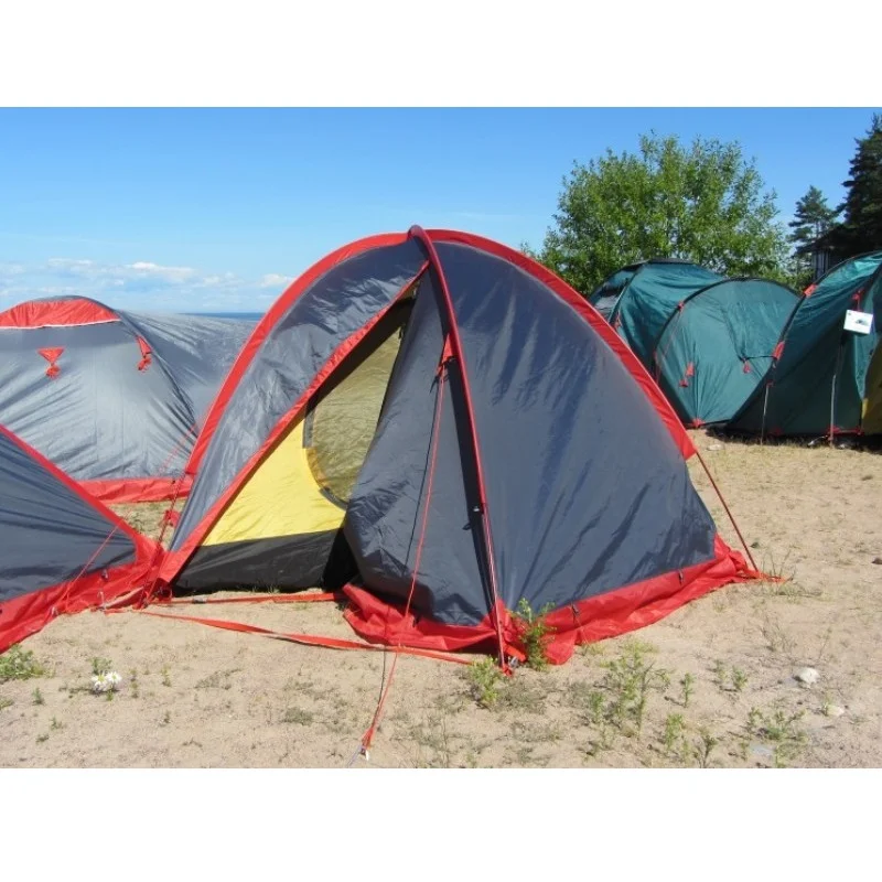 Двомісний експедиційний намет Tramp Rock 2 V2 Сірий (TRT-027) - фото 4 Двомісний експедиційний намет Tramp Rock 2 V2 Сірий (TRT-027) - фото 4