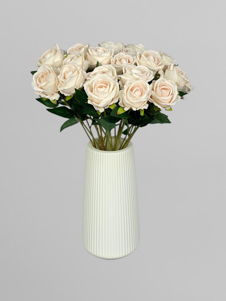 Роза на стеле 51 см Пудровый (К02080) - фото 6 Роза на стеле 51 см Пудровый (К02080) - фото 6