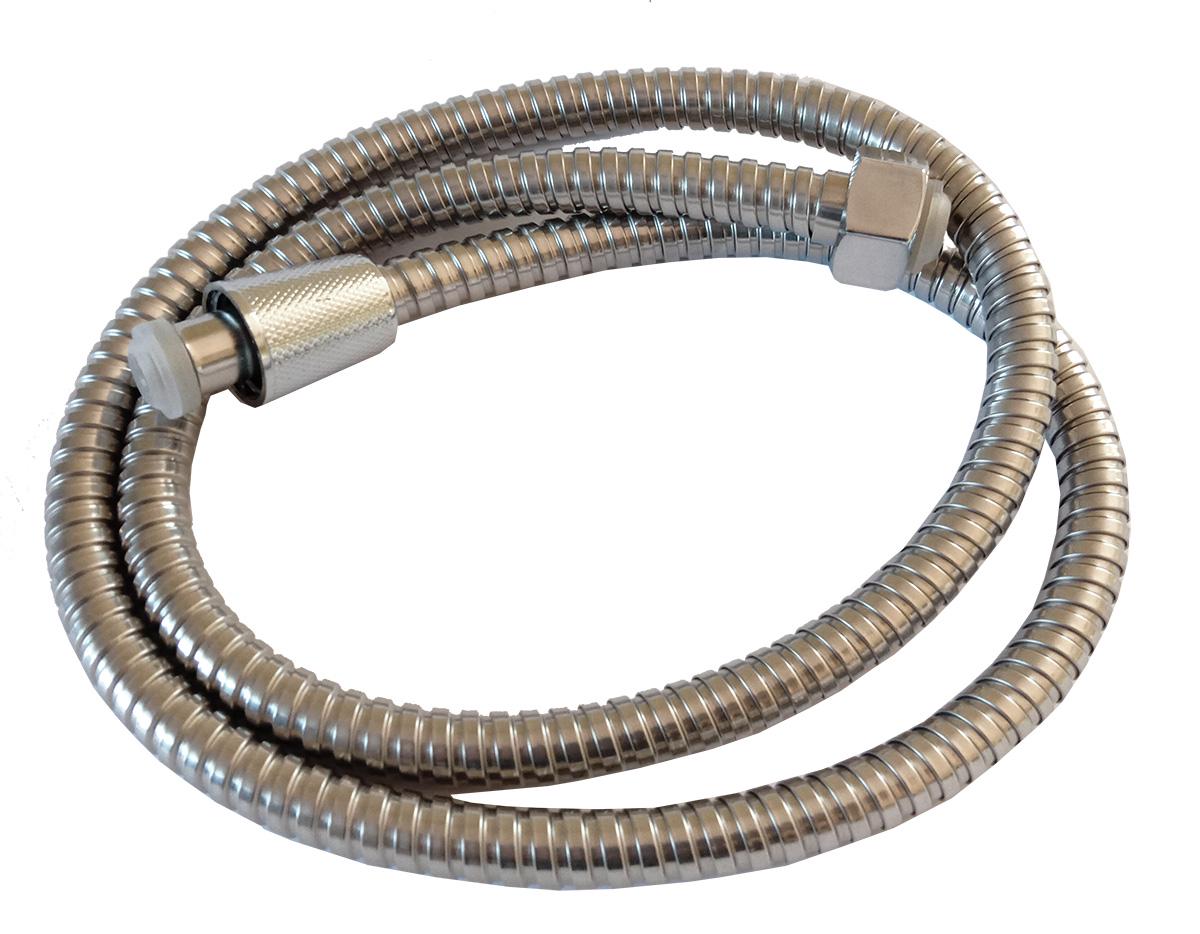 Шланг для душа и проточного водонагревателя Wezer W-24713 1,2 м Хром (35869)