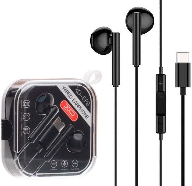 Наушники с гарнитурой Xо EP8 Type-C Black (34567)
