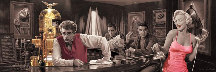 Постер плакат Крис Консани/Java Dreams Chris Consani 53x158 см