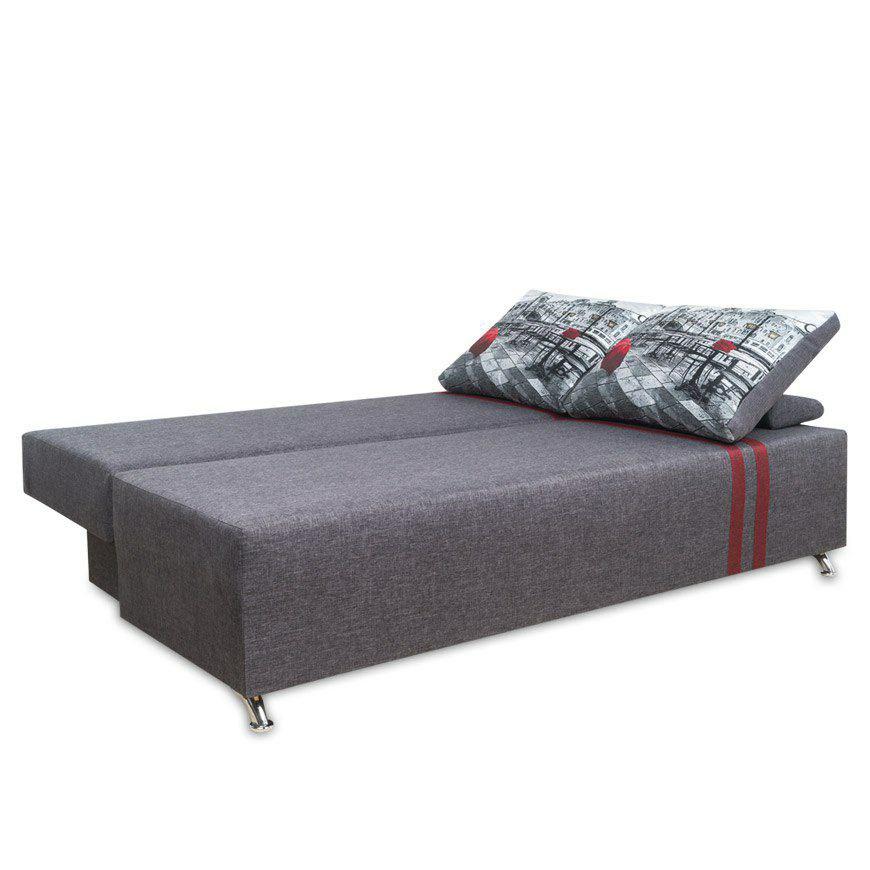 Диван еврокнижка Шнхай с подушками и нишей 195х140 см Серый (1764724460) - фото 3 Диван еврокнижка Шнхай с подушками и нишей 195х140 см Серый (1764724460) - фото 3