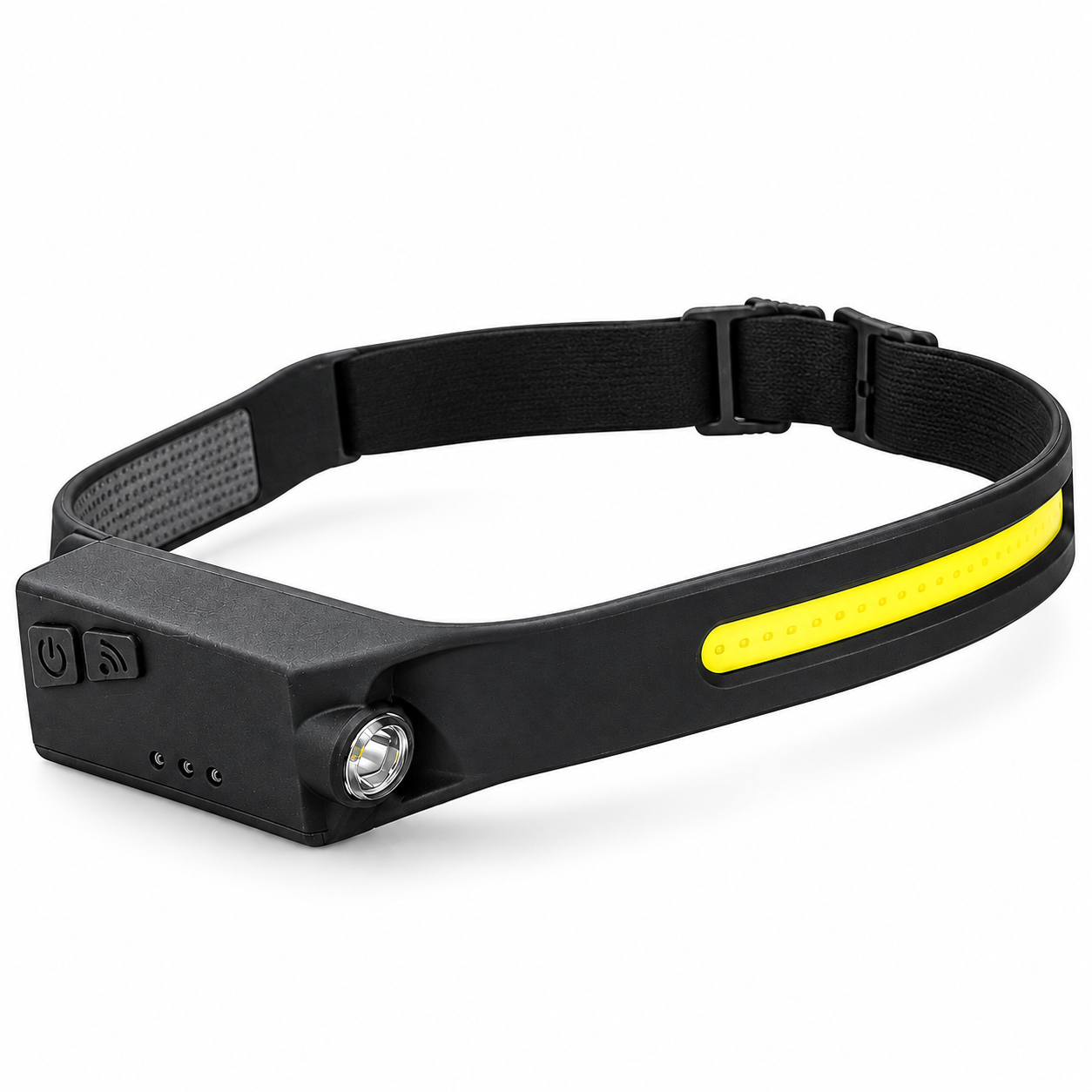 Налобный фонарь Bailong BL-G28 XPE+COB LED с датчиком движения Черный (56433)