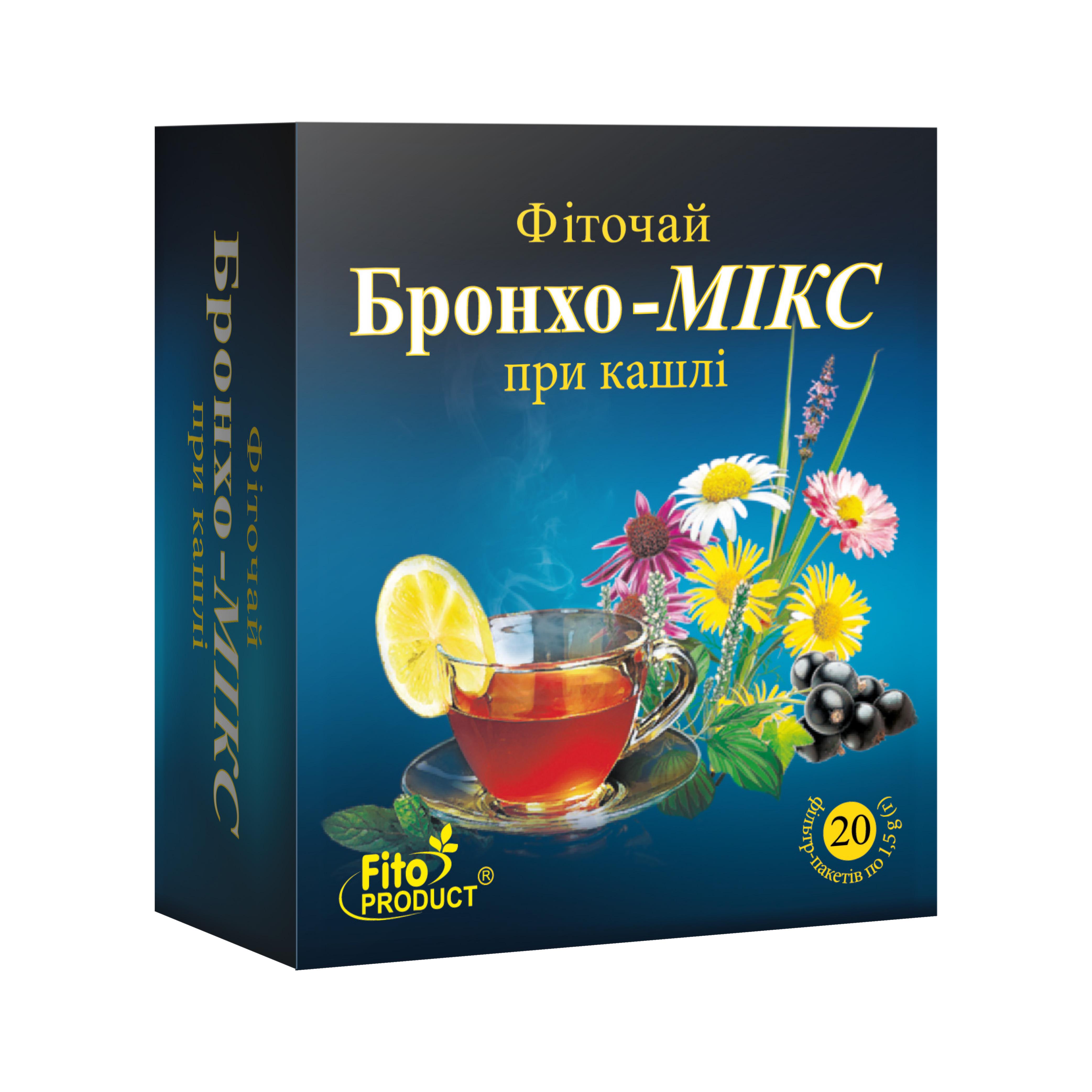 Фіточай від кашлю Fito Product Бронхо мікс 20 шт. (4820159300600)