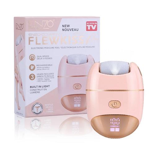 Пемза електрична Flewkiss pro ENZO EN-7101 зі змінними насадками 5 Вт Рожевий (2770679218)