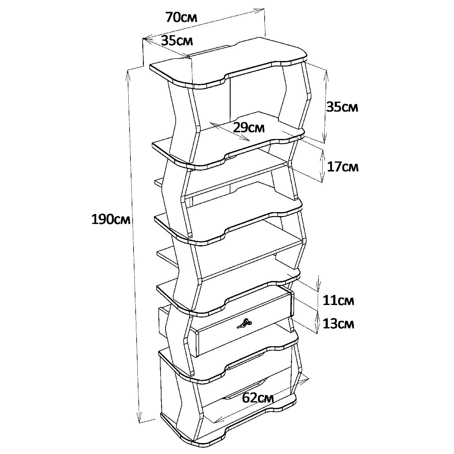 Стелаж геймерський XGamer GAMER CITY 5 ГМСXGGC5 Чорний - фото 6 Стелаж геймерський XGamer GAMER CITY 5 ГМСXGGC5 Чорний - фото 6