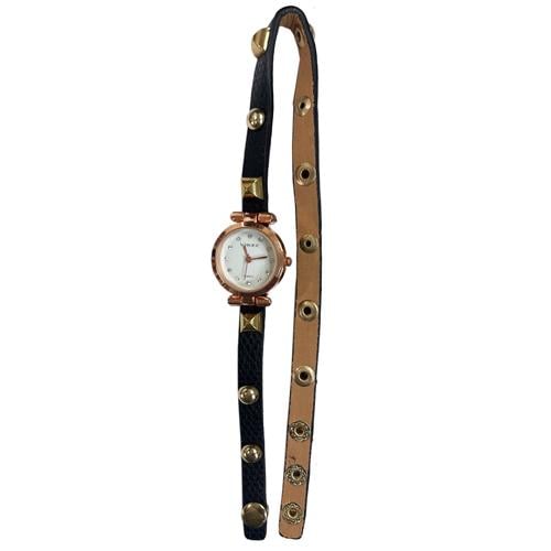 Наручний годинник жіночий Vikec 01 з довгим ремінцем Gold/Black (13538891)