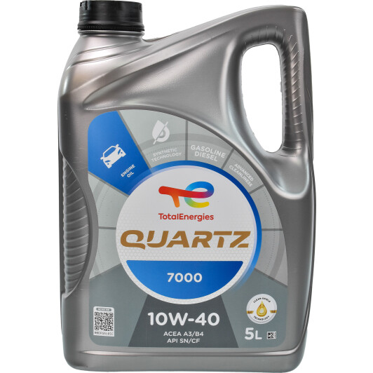 Моторное масло Total Quartz 7000 A3/B4 SN/CF 10W-40 5 л (203703)