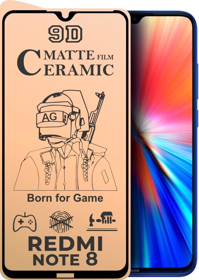 Защитная пленка Ceramic для Xiaomi Redmi Note 8 матовая керамическая (24200)