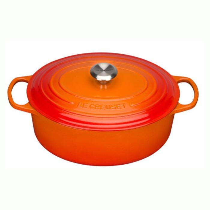 Гусятница Le Creuset с крышкой 31 см Оранжевый