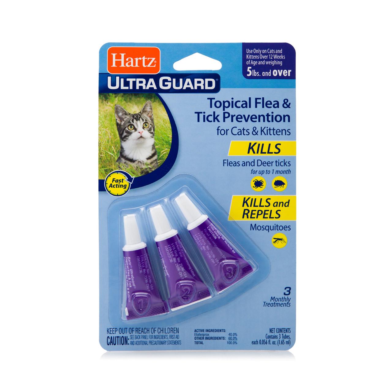 Капли от блох и клещей для кошек Hartz UltraGuard (H51672)