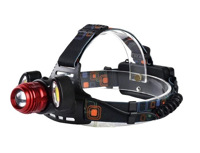 Налобный фонарь 2118 T6+2COB (CZK20 T6)