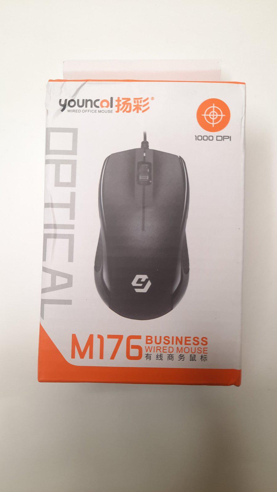 Миша комп'ютерна провідна USB M176 Чорний - фото 7 Миша комп'ютерна провідна USB M176 Чорний - фото 7