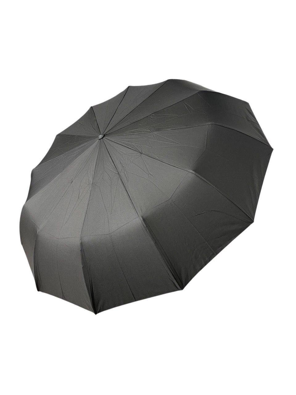 Зонтик мужской автоматический Susino 12 спиц Черный (7908)