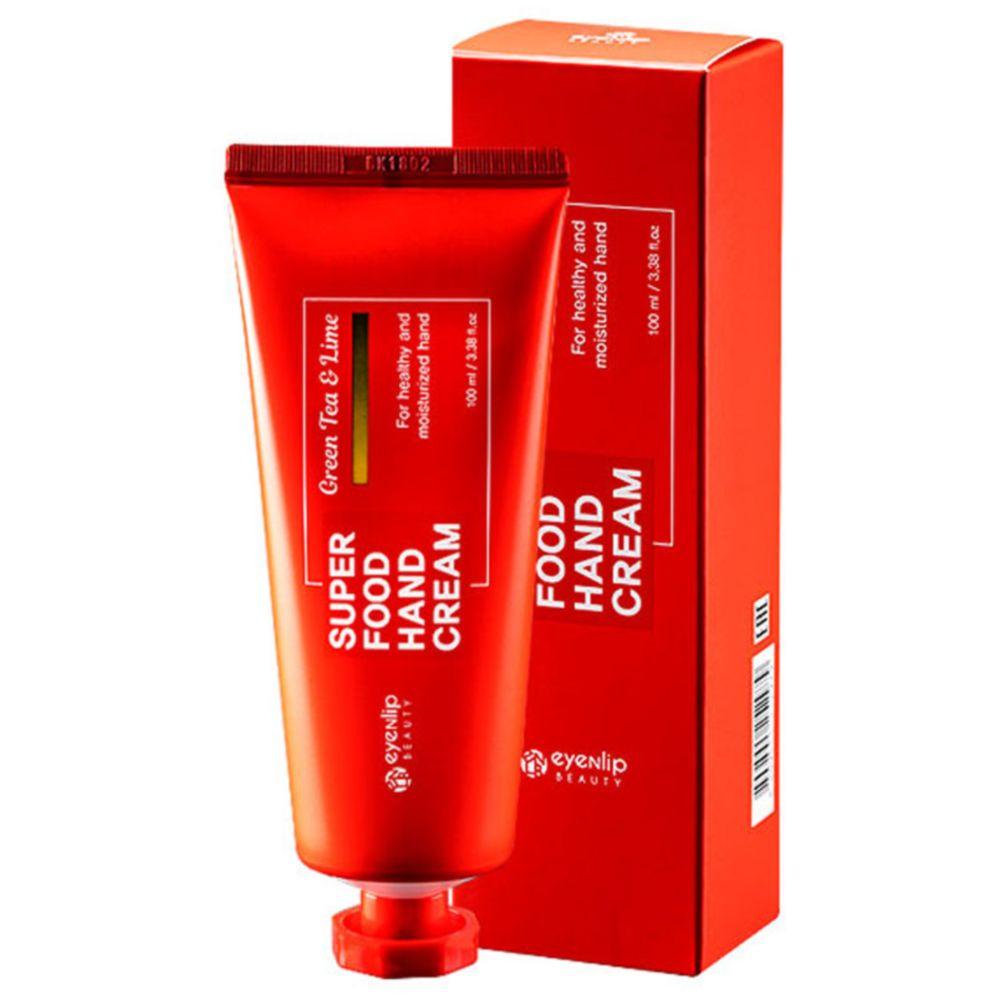 Крем для рук Eyenlip Super Food Hand Cream Green Tea & Lime з зеленим чаєм та лаймом 100 мл (1738893449)