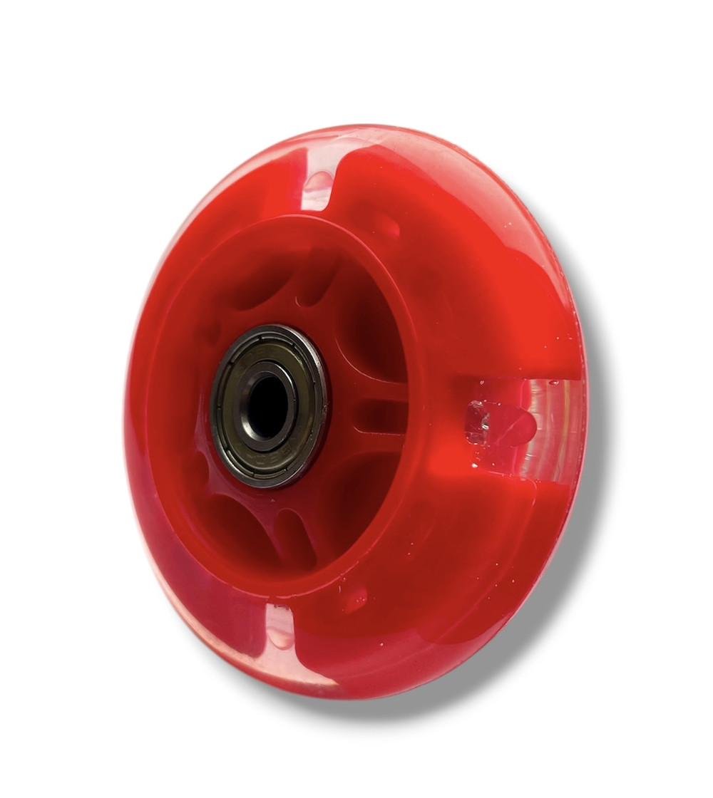 Колесо для самоката/роликів 80 мм підшипники ABES-7 Червоний (7206r) - фото 6 Колесо для самоката/роликів 80 мм підшипники ABES-7 Червоний (7206r) - фото 6