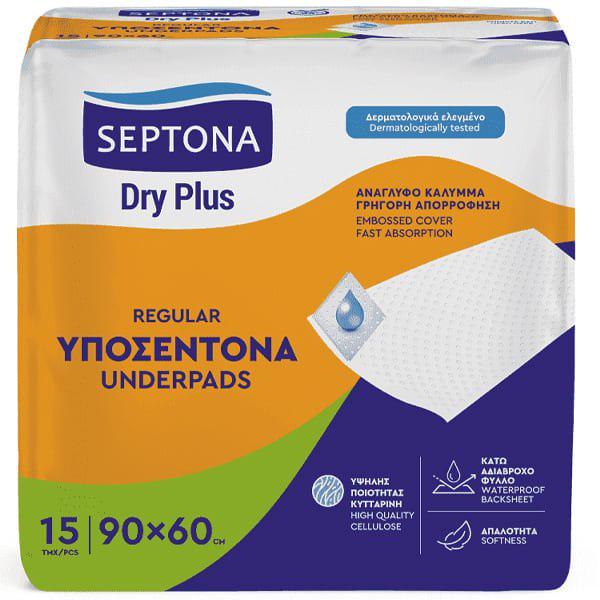 Пелюшки вологопоглинаючі Septona Dry Plus Extra 60х90 см 15 шт. (13352268)