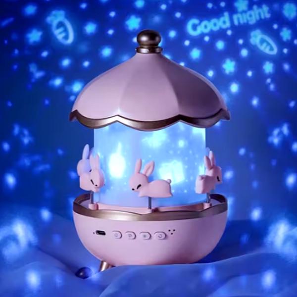 Ночник-проектор Карусель зайчиков WH-E11-01 032l аккумуляторный с пультом - фото 10 Ночник-проектор Карусель зайчиков WH-E11-01 032l аккумуляторный с пультом - фото 10