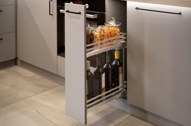 Карго GTV MOVIX PRO плоский прут без направляющих 150 мм Хром/Белый (KO-150BO-01B) - фото 4