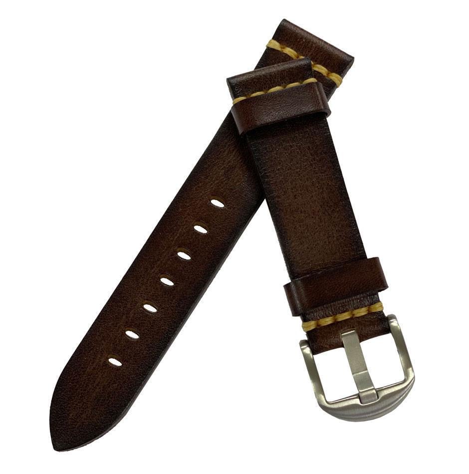 Кожаный ремешок Primolux C052B Steel buckle для часов Garmin Forerunner 245/Forerunner 645 Dark Brown (1205237762) Кожаный ремешок Primolux C052B Steel buckle для часов Garmin Forerunner 245/Forerunner 645 Dark Brown (1205237762)