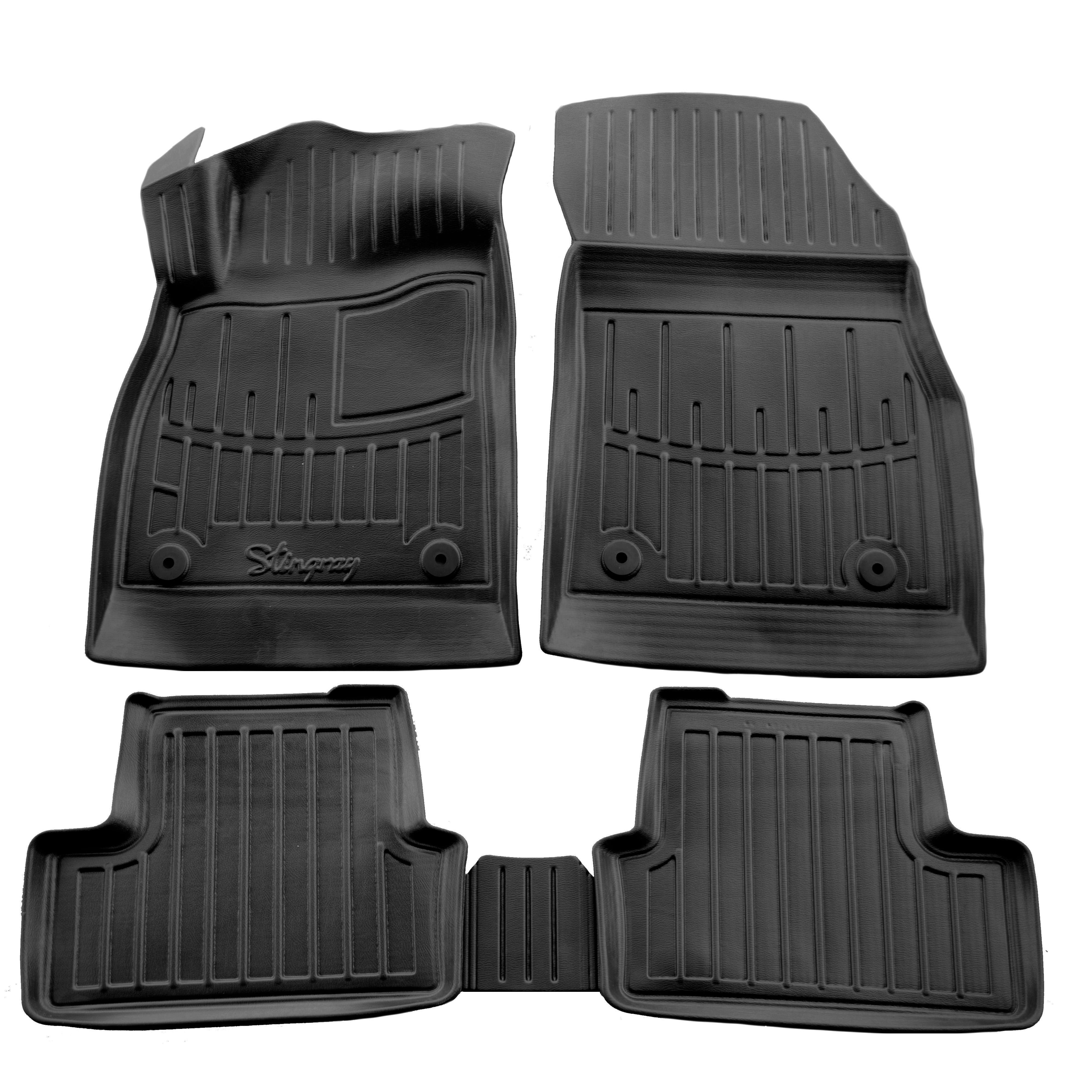 Коврики Stingray 3D для Chevrolet Cruze 2009-2015 рр. полиуретан 5 шт. Черный (158227)