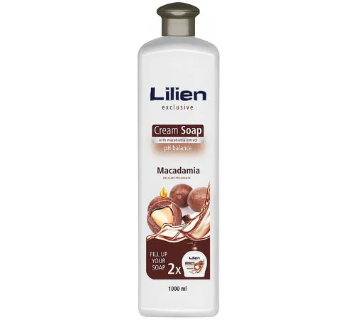 Мыло-крем жидкое Lilien Exclusive Macadamia 1 л (9253)