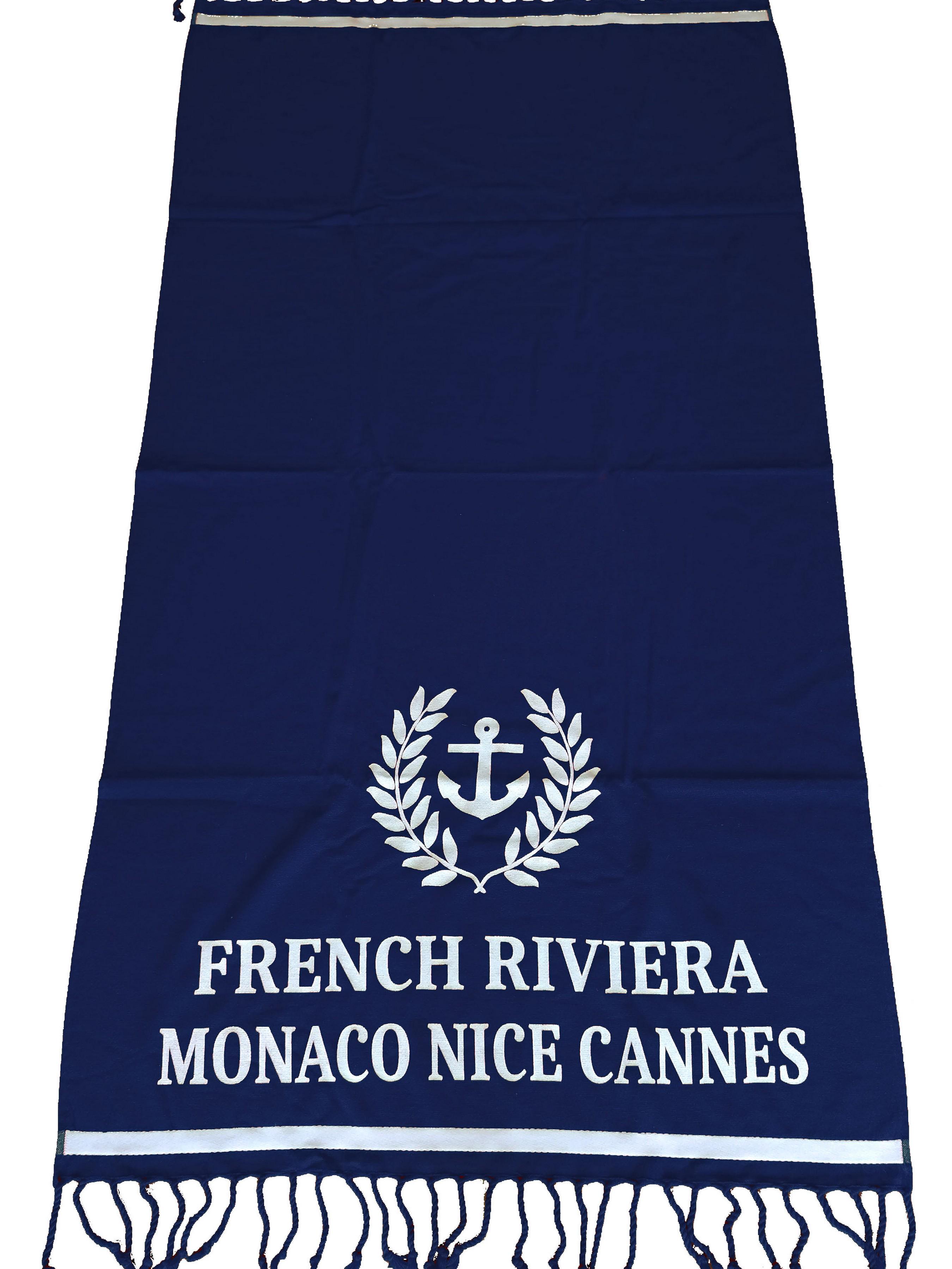 Полотенце пляжное Le Comptoir de la plage Riviera 90x160 см One size Синий (ZIK0000015866) Полотенце пляжное Le Comptoir de la plage Riviera 90x160 см One size Синий (ZIK0000015866)