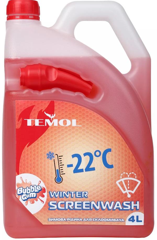Омыватель стекла зимний Temol Winter Screenwash Bubble Gum 4 л