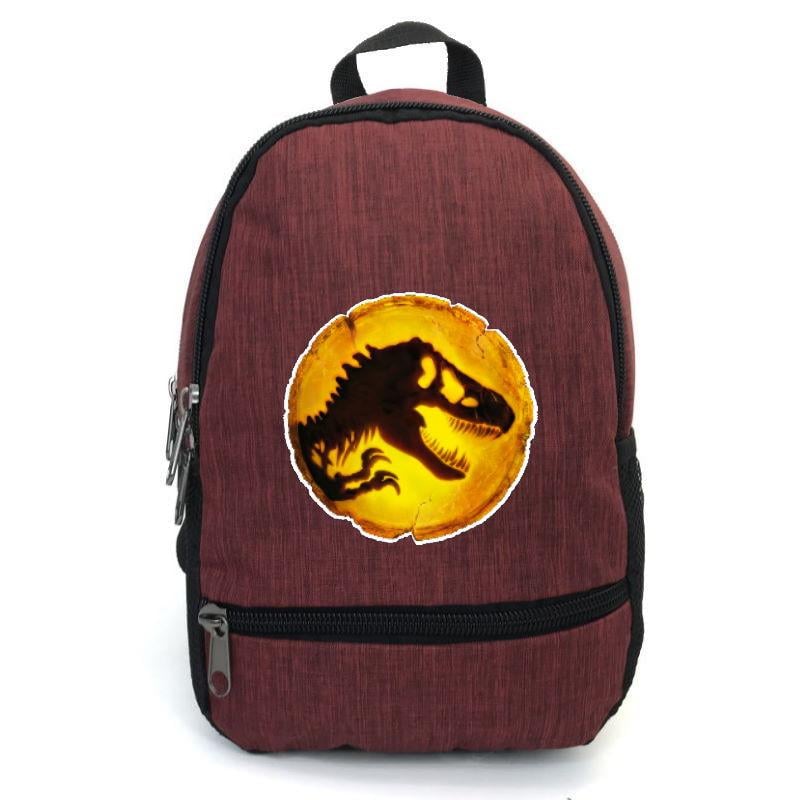 Школьный рюкзак Cappuccino Toys Jurassic World-005 с принтом Парк Юрского периода 12,5 л Бордовый (1391165807)